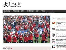 Tablet Screenshot of 1betssportscenter.com